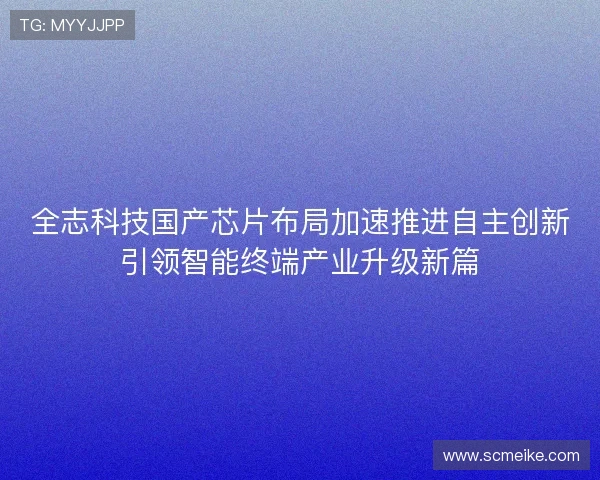 全志科技国产芯片布局加速推进自主创新引领智能终端产业升级新篇